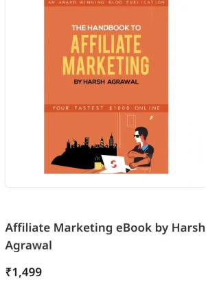 Affiliate Marketing Ebook By Harsh Agrwal
