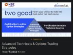 Advaced Technicals & Options trading Strategies Premium Course
