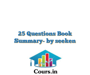 25 Questions Book Summary- by seeken