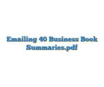 Emailing 40 Business Book Summaries.pdf