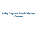 Ruby Caprich Stock Market Course