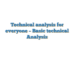 Technical analysis for everyone – Basic technical Analysis