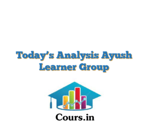 Today’s Analysis Ayush Learner Group