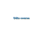 Udts course
