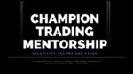 Champion Trading Mentorship Program Course by Rohit Kumar - VVVlearn.com