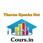 Tharun Speaks Not Just An Editing Course 2024 (Updated)