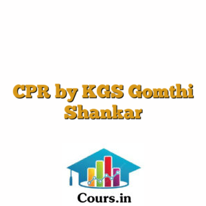 CPR by KGS Gomthi Shankar