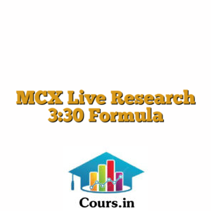 MCX Live Research 3:30 Formula