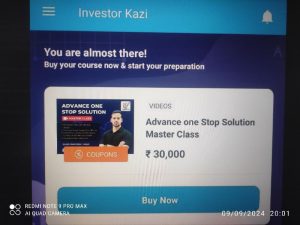 Advance One Stop Solution Master Class - Investor Kazi