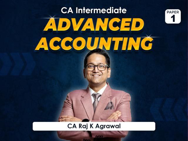 Advanced Accounting - CA Raj K Agrawal CA Intermediate Paper 1