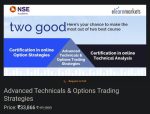 Advanced Technicals & Options Trading Strategies - Elearnmarkets ?