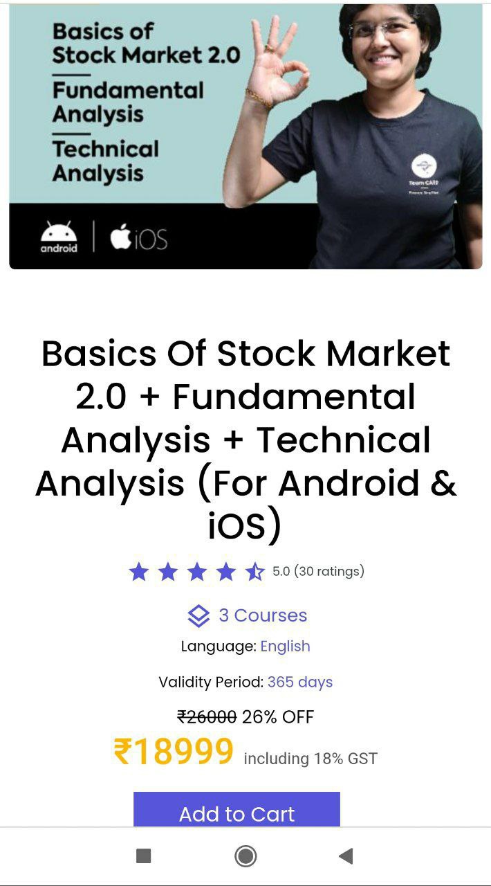Basics of Stock Market Course - CA Rachana Ranade