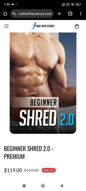 Beginner SHRED 2.0 - BuiltWithScience