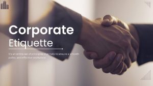 CORPORATE ETIQUETTE - Bada Business - Vivek Bindra