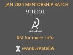 Jan 2024 Mentorship Program - Ankur Patel