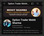 Mohit sharma option buying program