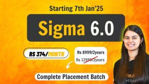 Sigma Jan'25 Batch | Web Development + Data Structures & Algorithms