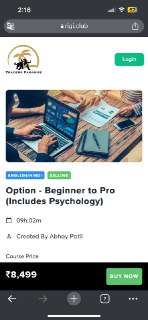 TRADER PARADISE - Paid full courses