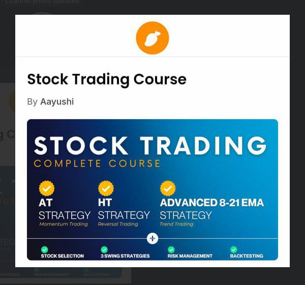 Aayushi - Stock Trading Course