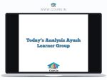 Today's Analysis Ayush Learner Group