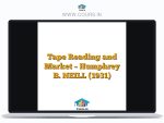 Tape Reading and Market - Humphrey B. NEILL (1931)
