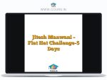 Jitesh Manwani - Flat Hat Challenge-5 Days