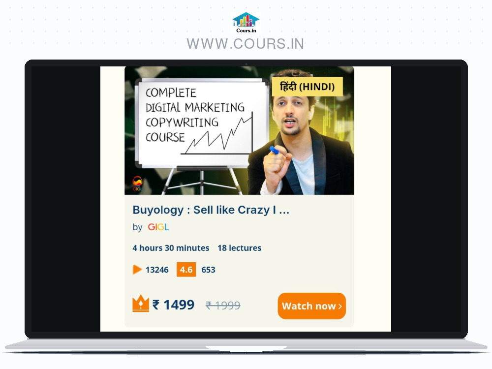 Buyology: Sell like Crazy I Complete Digital Marketing Course (Hindi) by GIGL