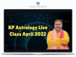 KP Astrology Live Class April 2022