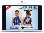 Halter Neck With Princess Cut Blouse Workshop